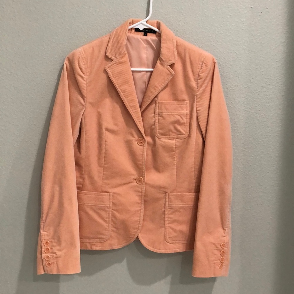 Theory Peach Corduroy Jacket